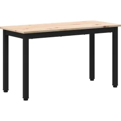 vidaXL Banco 80 x 35 x 45 cm Madera de pino macizo Natural Hot