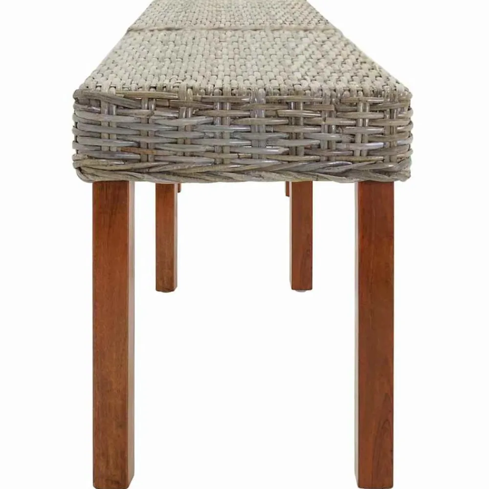 vidaXL Banco 160 x 35 x 45 cm Madera de mango maciza Natural Best