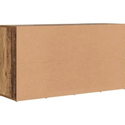 vidaXL Productos Del Hogar-Banco para zapatos con estante Madera vieja 103 x 30 x 54,5 cm