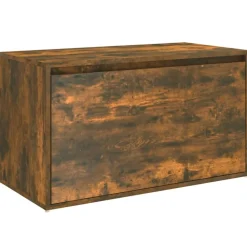 vidaXL Bancos-Banco pasillo madera de ingeniería 80x40x45 cm