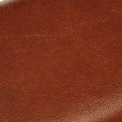 vidaXL Bancos-Banco potro gimnasio cuero auténtico madera mango marrón 58 cm
