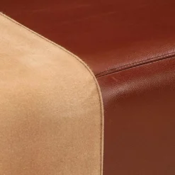 vidaXL Bancos-Banco potro gimnasio cuero y madera acacia maciza marrón 160 cm
