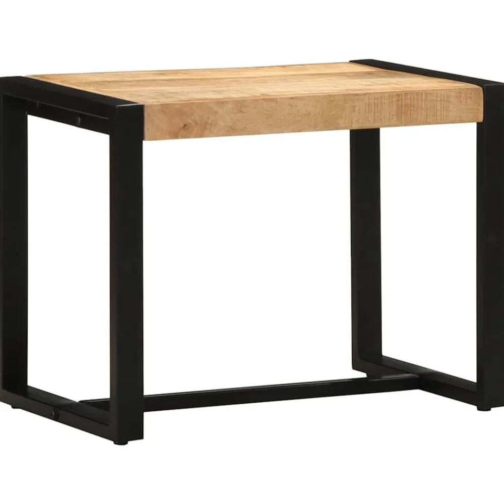 vidaXL Banco 60x35x45 cm madera maciza de mango rugoso Outlet