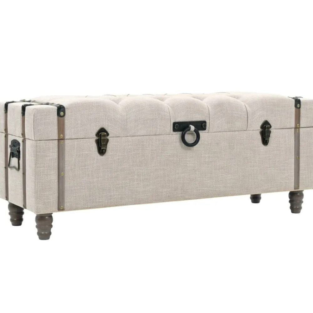 vidaXL Bancos de almacenamiento 3 piezas madera y acero 112x37x45 cm New