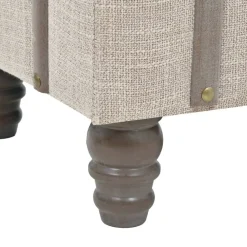 vidaXL Bancos de almacenamiento 3 piezas madera y acero 112x37x45 cm New