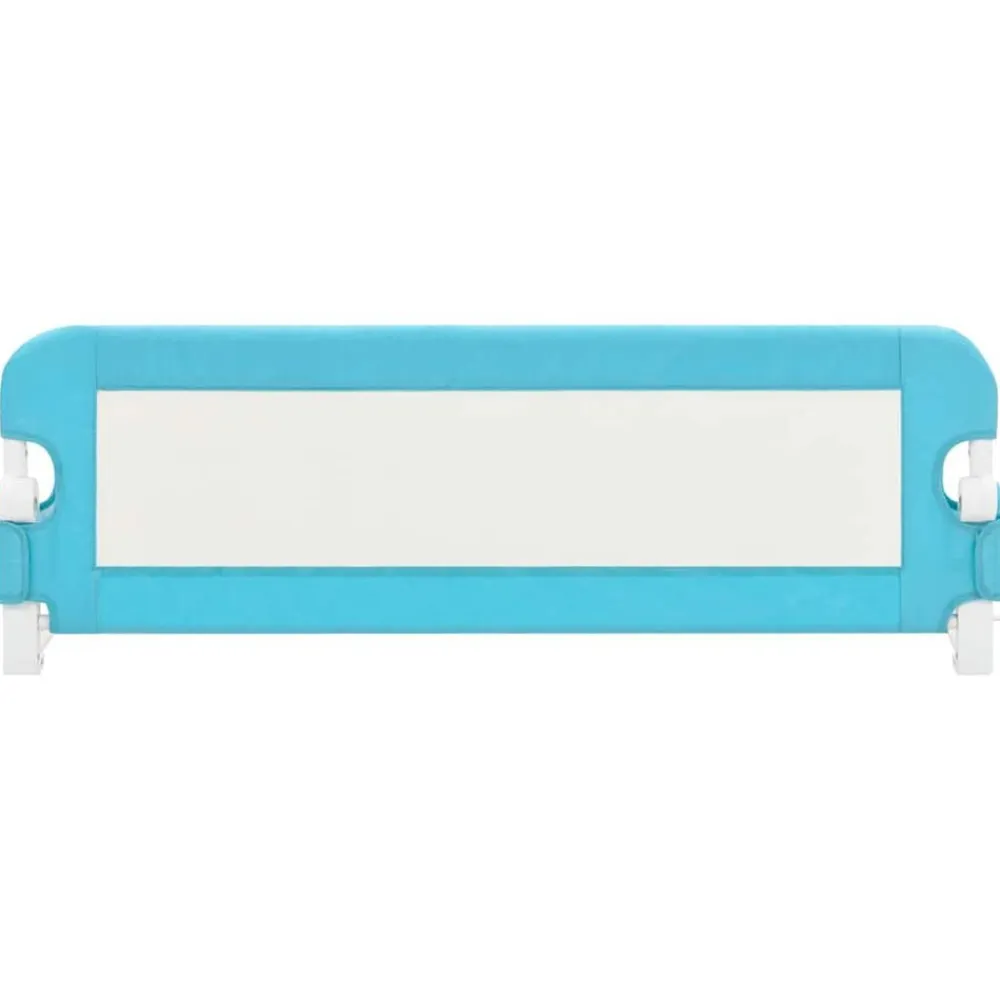 vidaXL Barandilla de seguridad cama de niño poliéster 120x42 cm Azul Sale