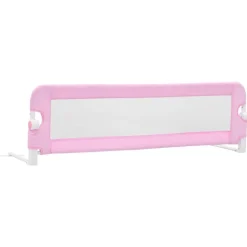 Niños vidaXL Protección Para El Bebé-Barandilla de seguridad cama de niño poliéster 120x42 cm