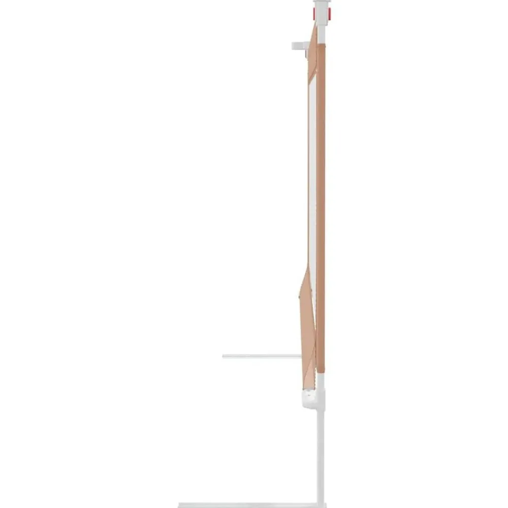vidaXL Barandilla de seguridad cama de niño taupe tela 100x25 cm Taupé New
