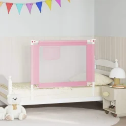 Niños vidaXL Protección Para El Bebé-Barandilla de seguridad cama de niño tela 100x25 cm