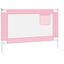 Niños vidaXL Protección Para El Bebé-Barandilla de seguridad cama de niño tela 100x25 cm