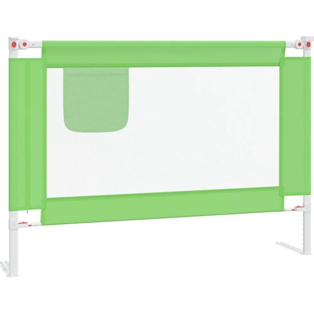 Niños vidaXL Protección Para El Bebé-Barandilla de seguridad cama de niño tela 90x25 cm
