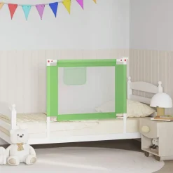 Niños vidaXL Protección Para El Bebé-Barandilla de seguridad cama de niño tela 90x25 cm