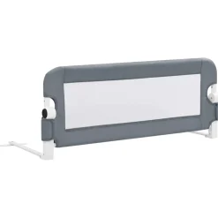 Niños vidaXL Protección Para El Bebé-Barandilla de seguridad cama de niño poliéster 102x42 cm