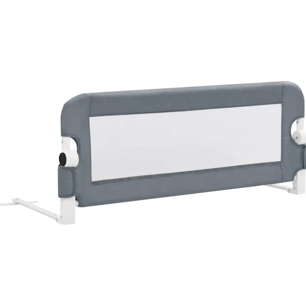 Niños vidaXL Protección Para El Bebé-Barandilla de seguridad cama de niño poliéster 102x42 cm