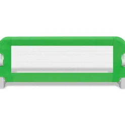 vidaXL Barandilla de seguridad cama de niño 102x42 cm Verde