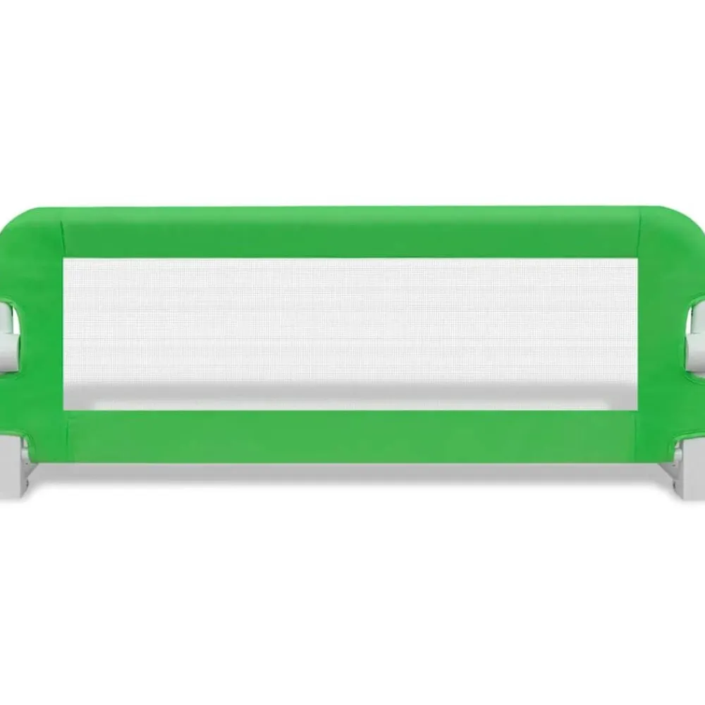 vidaXL Barandilla de seguridad cama de niño 102x42 cm Verde