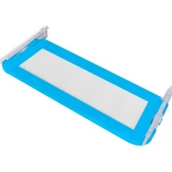 vidaXL Barandilla de seguridad cama de niño 102x42 cm Azul Clearance