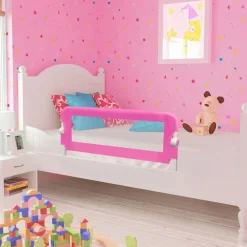 Niños vidaXL Protección Para El Bebé-Barandilla de seguridad cama de niño 102x42 cm