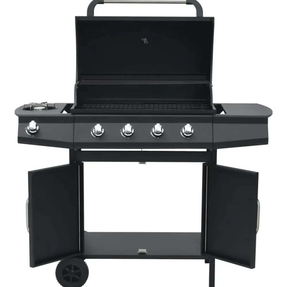 vidaXL Cocina Y Comedor-Barbacoa grill de gas 4+1 quemadores