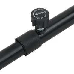 vidaXL Barra de Dips Manual Negro 116 x 66 x 74,5 cm Outlet