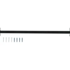 vidaXL Barra de seguridad ajustable para ventanas 710 -1200 mm Negro Online
