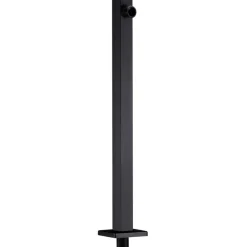 vidaXL Fontanería-Barra de soporte ducha cuadrada acero inox 201 40 cm