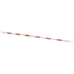 vidaXL Barras retráctiles de cono de tráfico 2 uds plástico 116-197 cm
