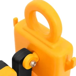 vidaXL Avisos-Barrera de tráfico plegable amarillo y negro 250x38x96 cm