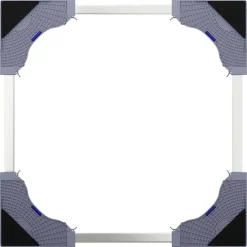 vidaXL Base para lavadora Gris 67 x 67 x 21,5 cm Acero inoxidable Clearance
