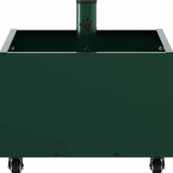 vidaXL Base para sombrilla Manual 45 x 45 x 45 cm Acero Verde Outlet