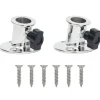 vidaXL Base redonda bimini para tubo de 26 mm 2 uds acero inoxidable Online