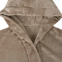 vidaXL Bata con Capucha s Franela Camel Best