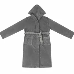 vidaXL Ropa Y Accesorios-Bata con Capucha s Franela