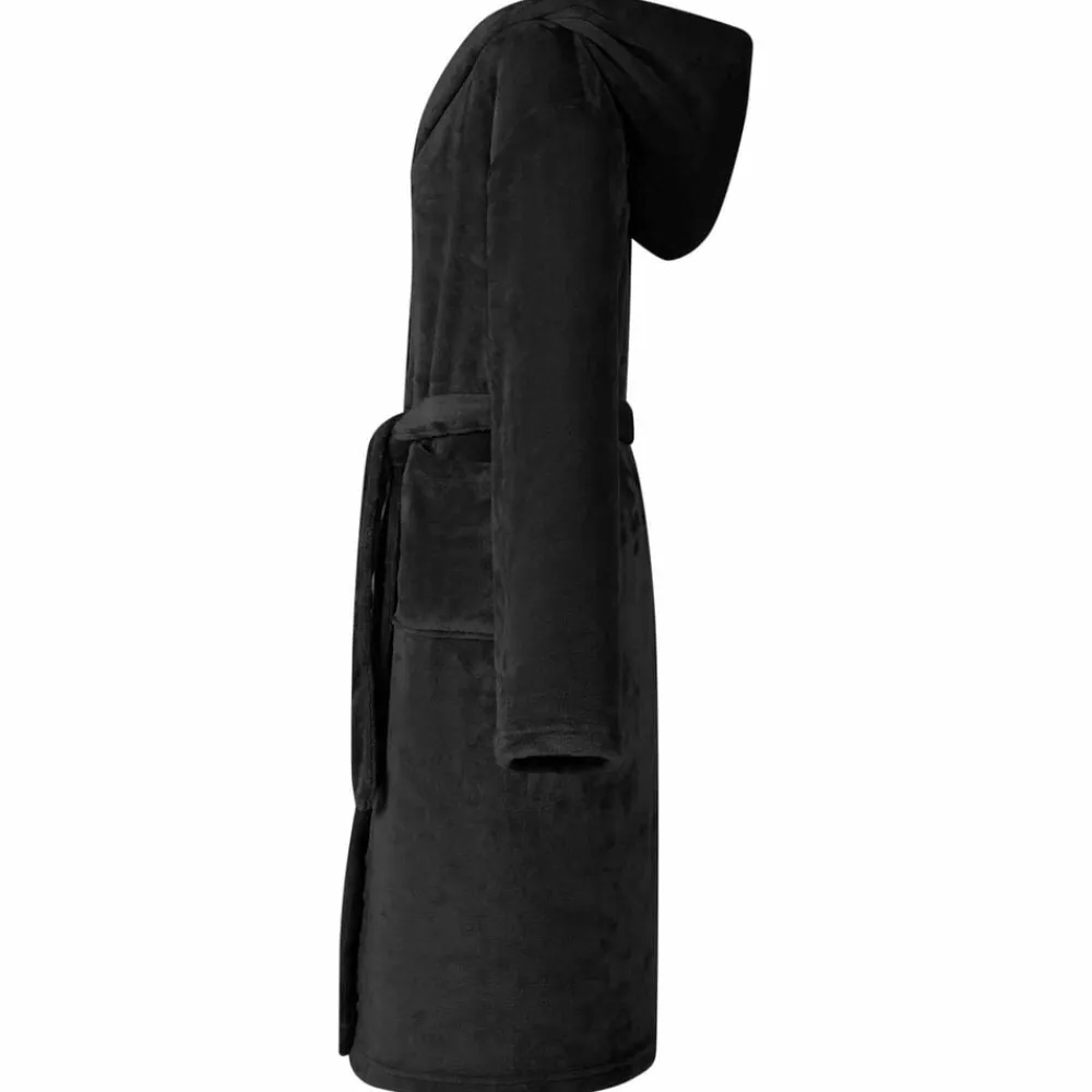 vidaXL Ropa Y Accesorios-Bata con Capucha s Franela
