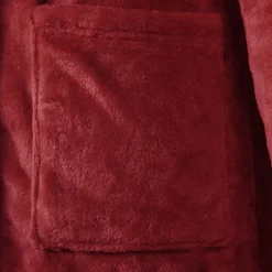 vidaXL Ropa Y Accesorios-Bata con Capucha s Franela
