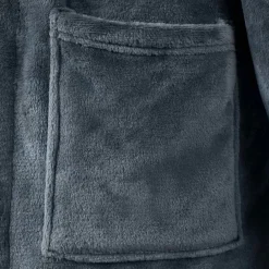 vidaXL Ropa Y Accesorios-Bata sin capucha s Franela