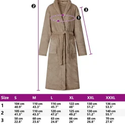 vidaXL Bata sin capucha s Franela Camel Discount