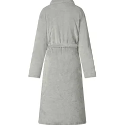 vidaXL Bata sin capucha s Franela Gris New