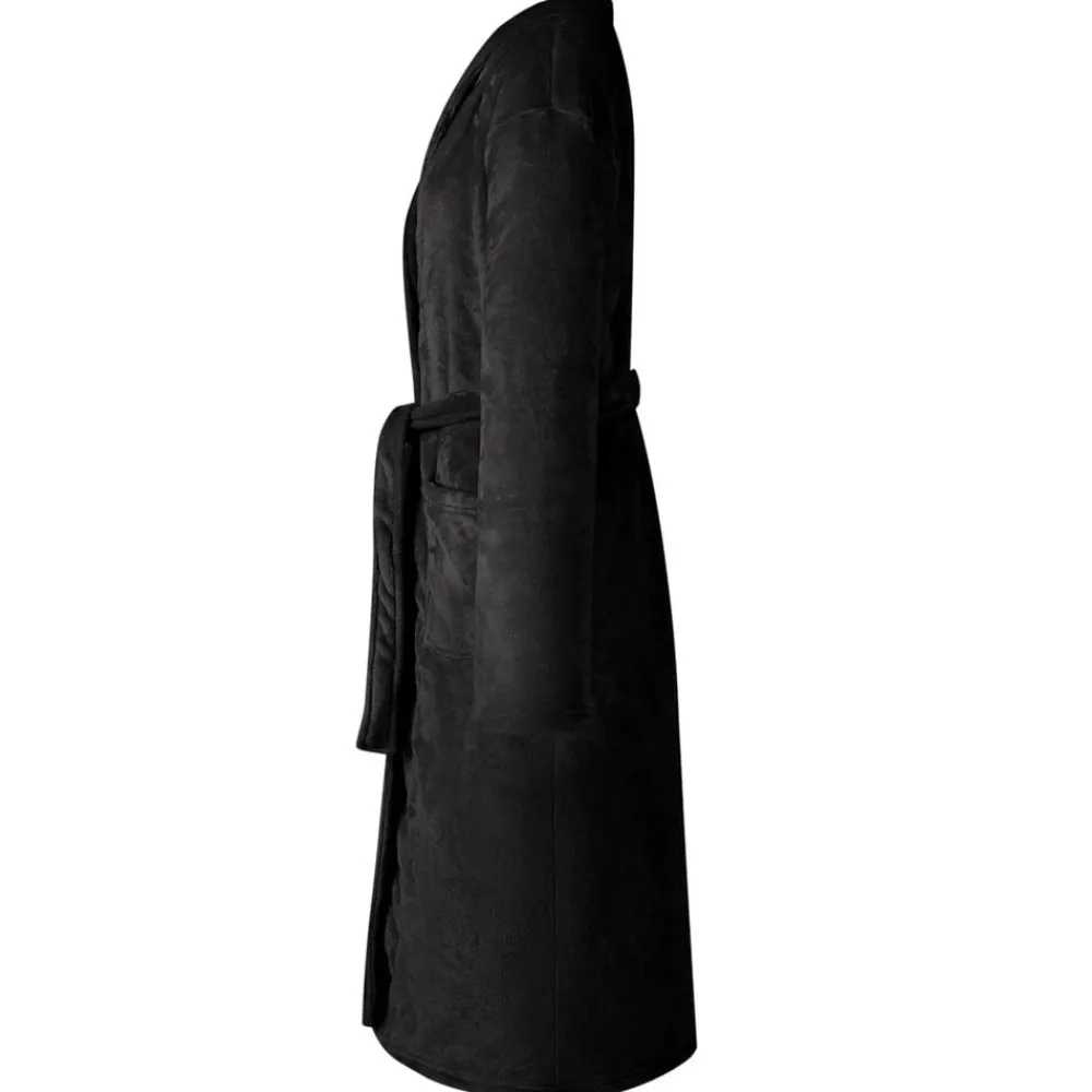 vidaXL Ropa Y Accesorios-Bata sin capucha s Franela