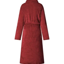 vidaXL Bata sin capucha s Franela Rojo burdeos Sale