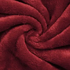 vidaXL Bata sin capucha s Franela Rojo burdeos Sale