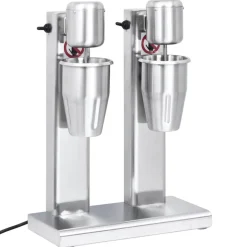 vidaXL Batidora de batidos con doble vaso de acero inoxidable 2 L Hot