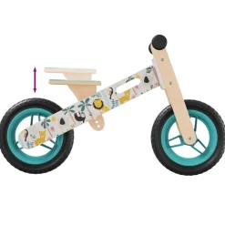 vidaXL Juguetes-Bicicleta de equilibrio para niños estampado