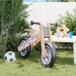 vidaXL Juguetes-Bicicleta de equilibrio para niños estampado