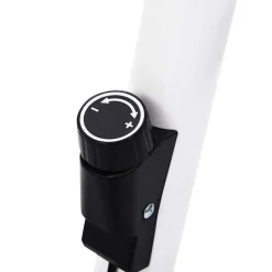 vidaXL Bicicleta estática con resistencia de cinta Blanco Hot