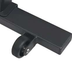 vidaXL Bicicleta estática con sensores de pulso negra y roja Negro Sale