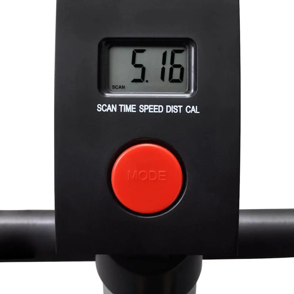 vidaXL Fitness Y Musculación-Bicicleta estática con sillín