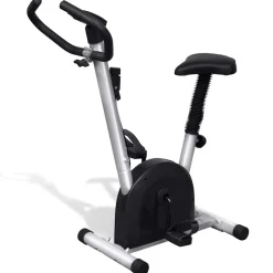 vidaXL Fitness Y Musculación-Bicicleta estática con sillín