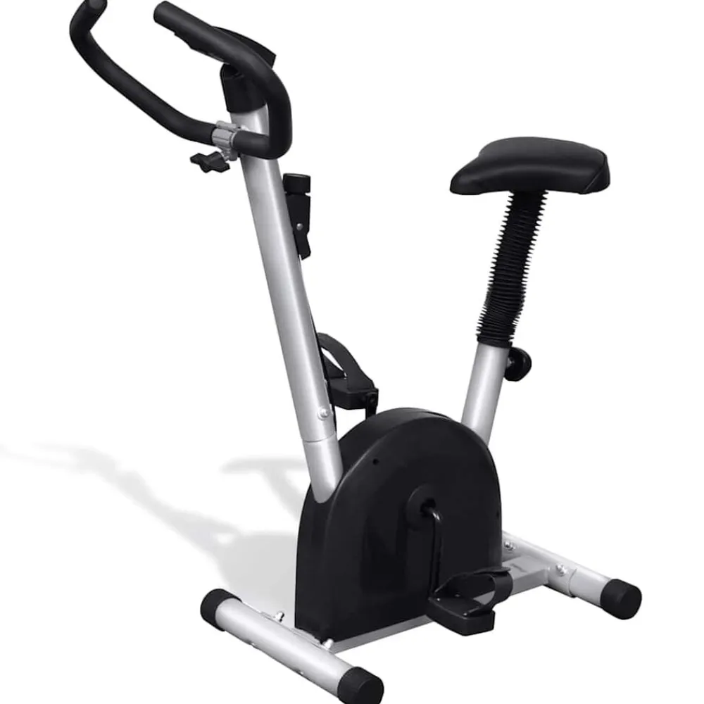 vidaXL Fitness Y Musculación-Bicicleta estática con sillín