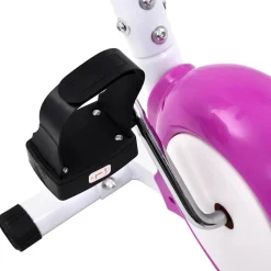 vidaXL Bicicleta estática con resistencia de cinta morada Morado Outlet
